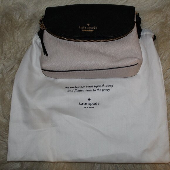 Kate Spade Black & Cream Purse - Picture 1 of 4